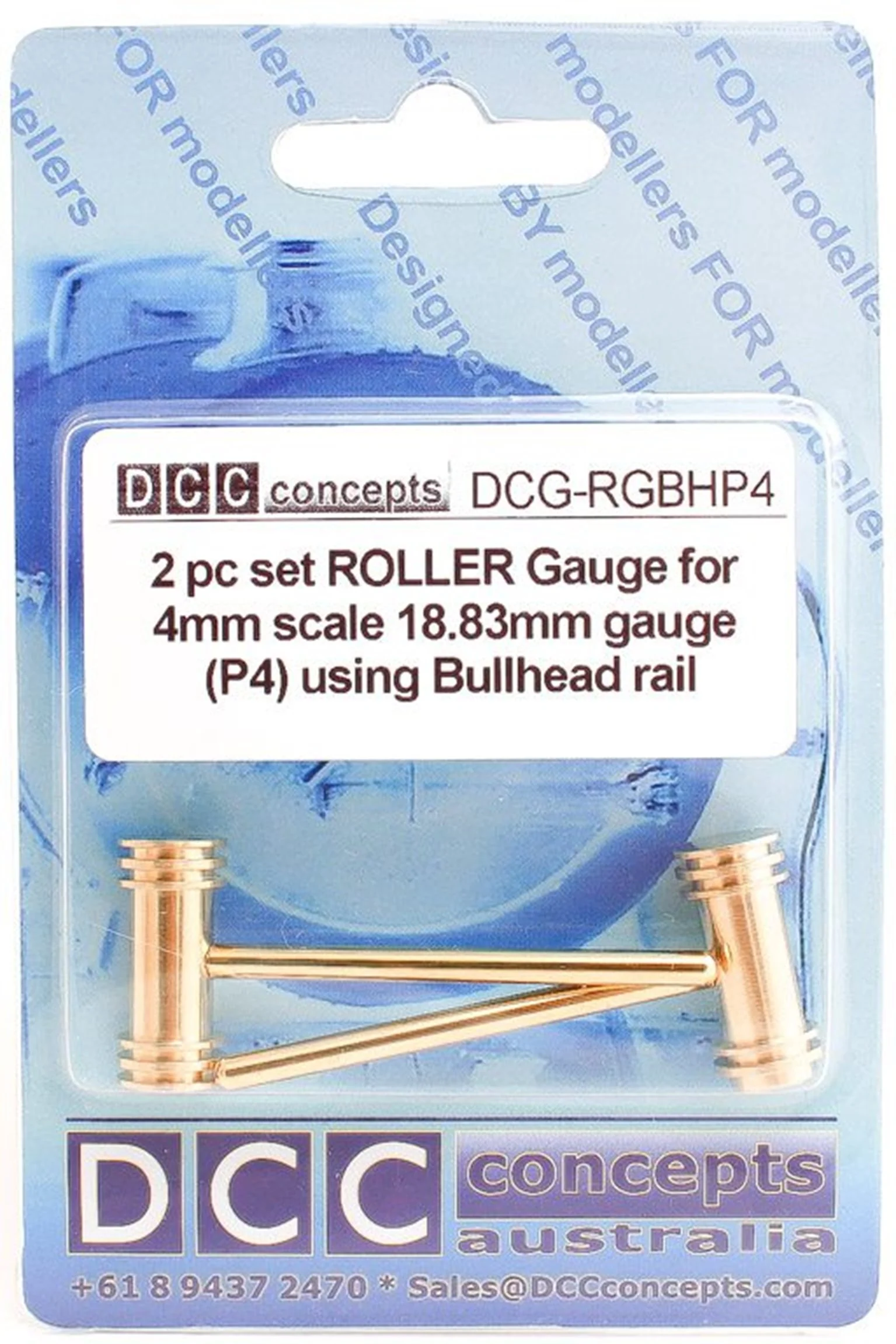 DCG-RGBHP4 Roller Gauge (w/handle) P4 Scale 18.83mm BH (2 Pack) - Image 2