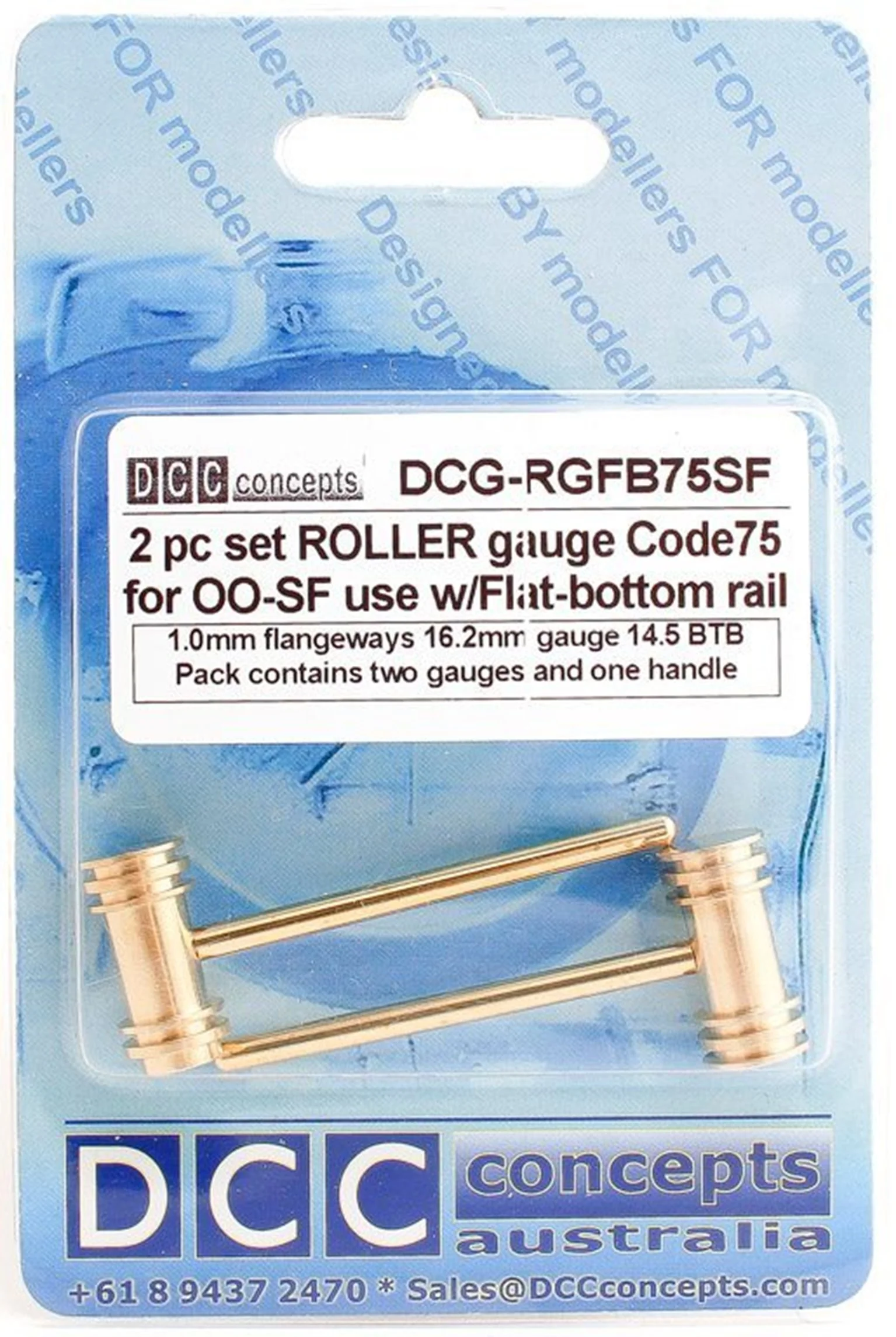 DCG-RGFBSF75 Roller Gauge (w/handle) OO/HO (Special Fine) 16.2mm FB (2 Pack) - Image 2