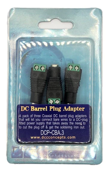 DCP-CBA.3 Cobalt Barrel-Plug Adapter Pack of 3 - Image 2