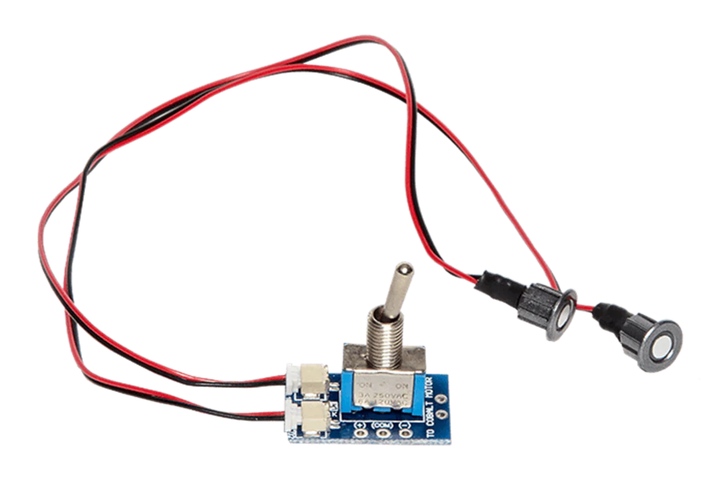 DCP-CBSRD Cobalt iP Analogue and Omega Switch Pack with LEDs (RED)