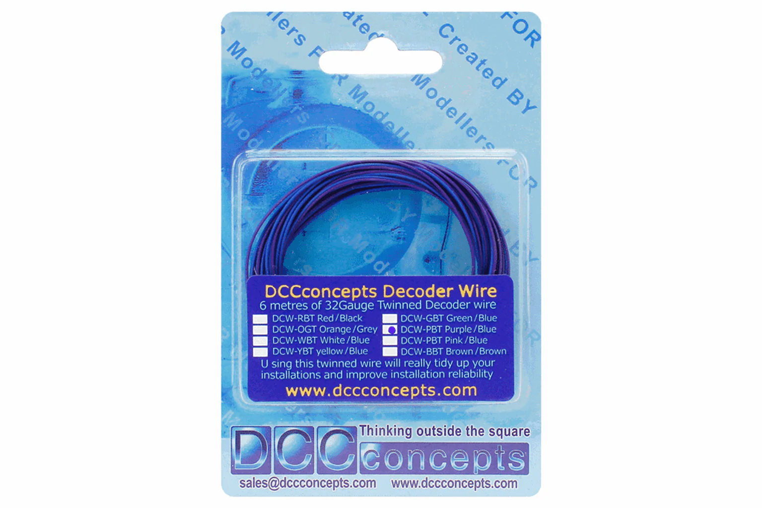DCW-32PBT TWIN Wire Decoder Stranded 6m (32g) Purple/Blue - Image 3