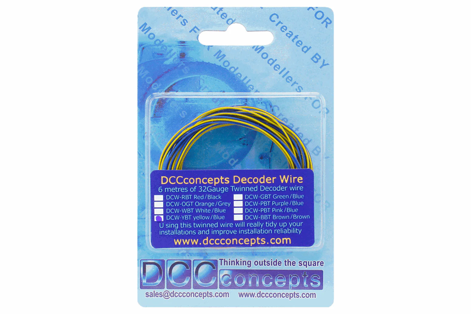 DCW-32YBT TWIN Wire Decoder Stranded 6m (32g) Yellow/Blue - Image 3