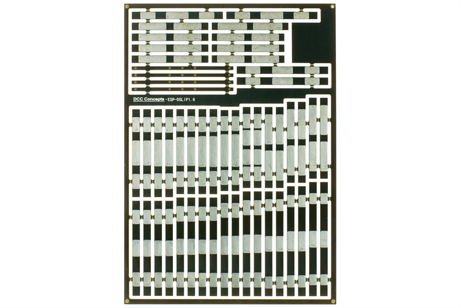 ESP-DSLIP1.6 Pre-Etched Sleepers 1.6mm (4mm scale) Double Slips