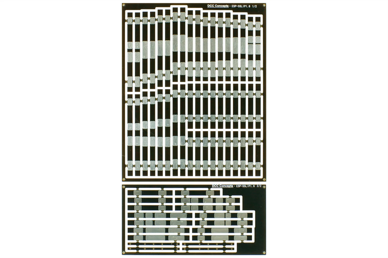 ESP-SSLIP1.6 Pre-Etched Sleepers 1.6mm (4mm scale) Outside Slips