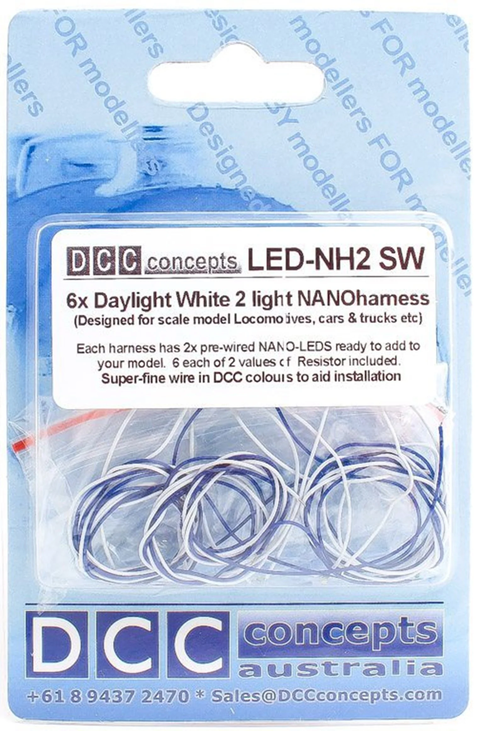 LED-NH2SW NANO Harness 6x 2 (2-Light) Daylight White - Image 2