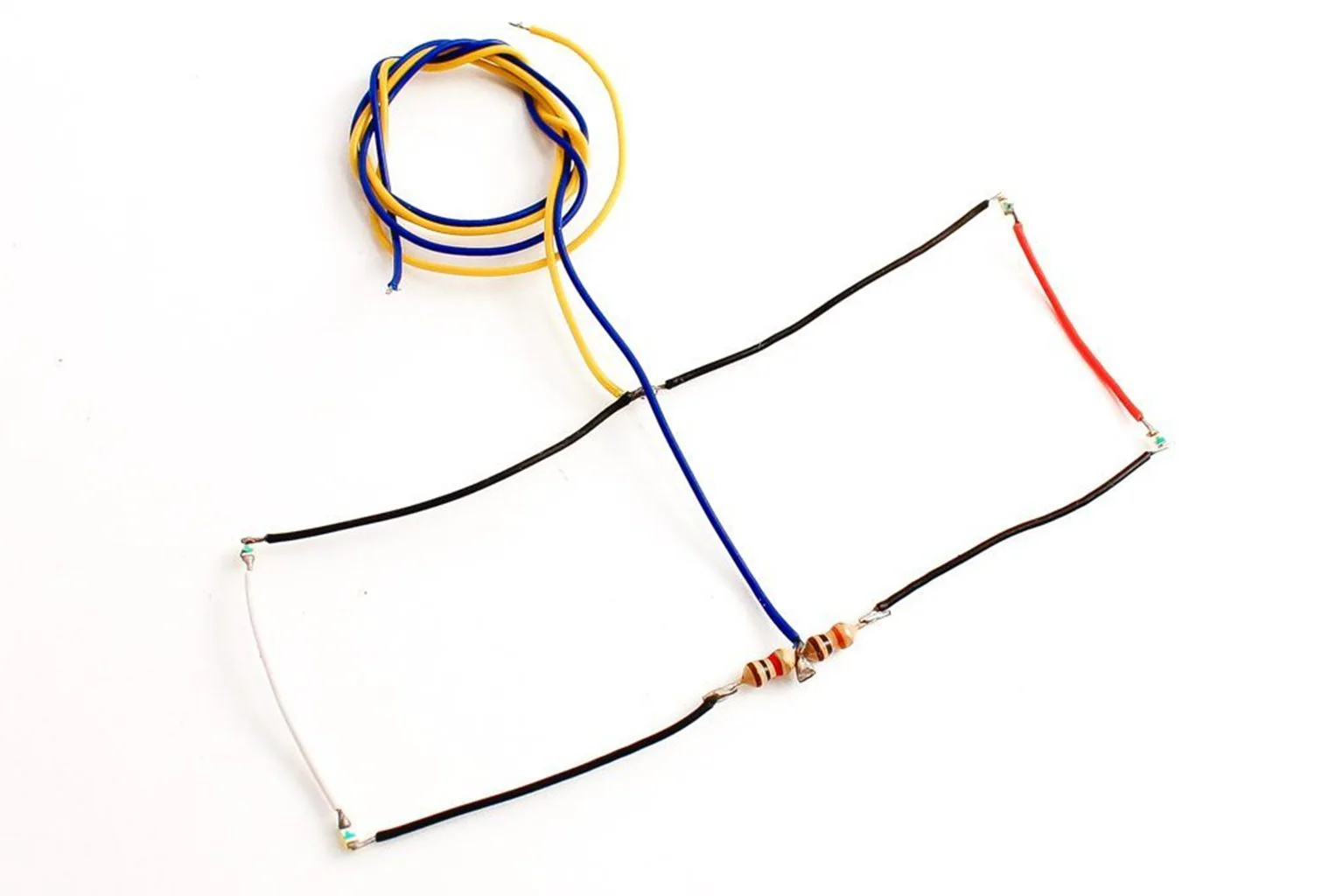 LED-NH4LG NANO Harness 4x 4 (2 Red, 2 White) Large