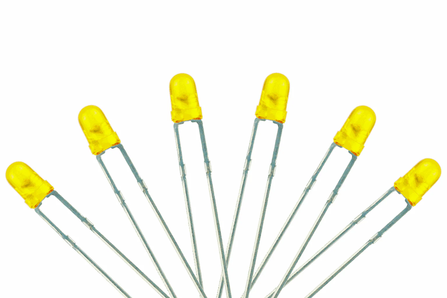 LED-YL3 T1 Type 6x 3mm (w/Resistors) Yellow