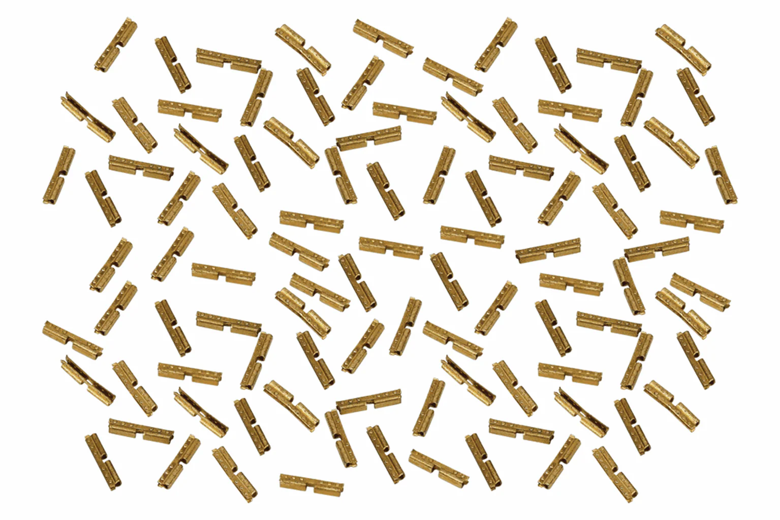 LTK-RJ100.6 6-Bolt Rail Joiners (Bullhead) Phosphor Bronze 4mm scale (100 Pack)