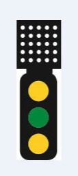 TTDS4T DCC Signal (Theatre Indicator) 3 Aspect Distant