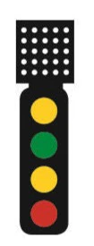 TTDS5T DCC Signal (Theatre Indicator) 4 Aspect Outer Distant