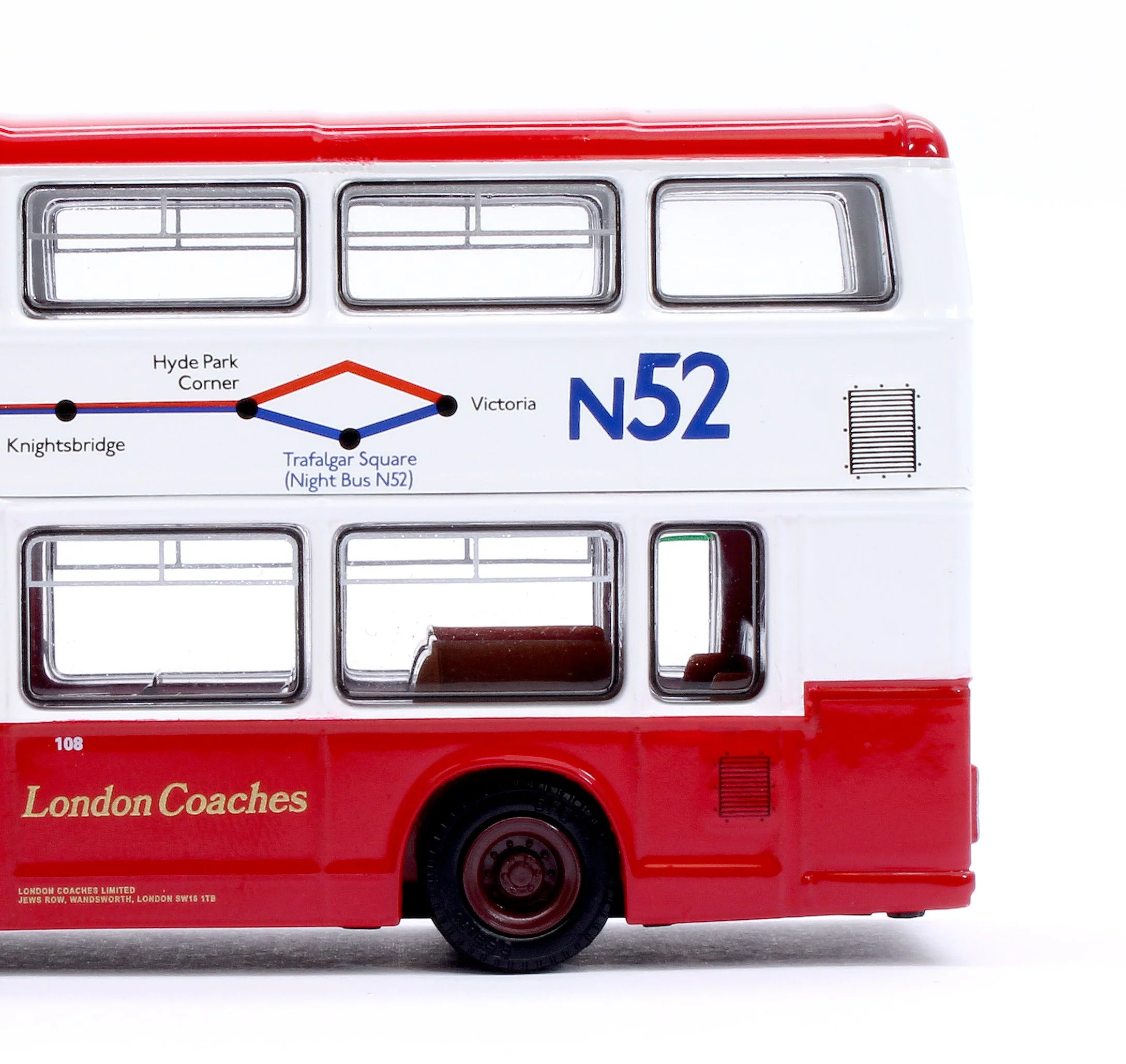 E28831 Leyland Titan B15 London Coaches T343 Route 52 Victoria Bus Station - Image 5
