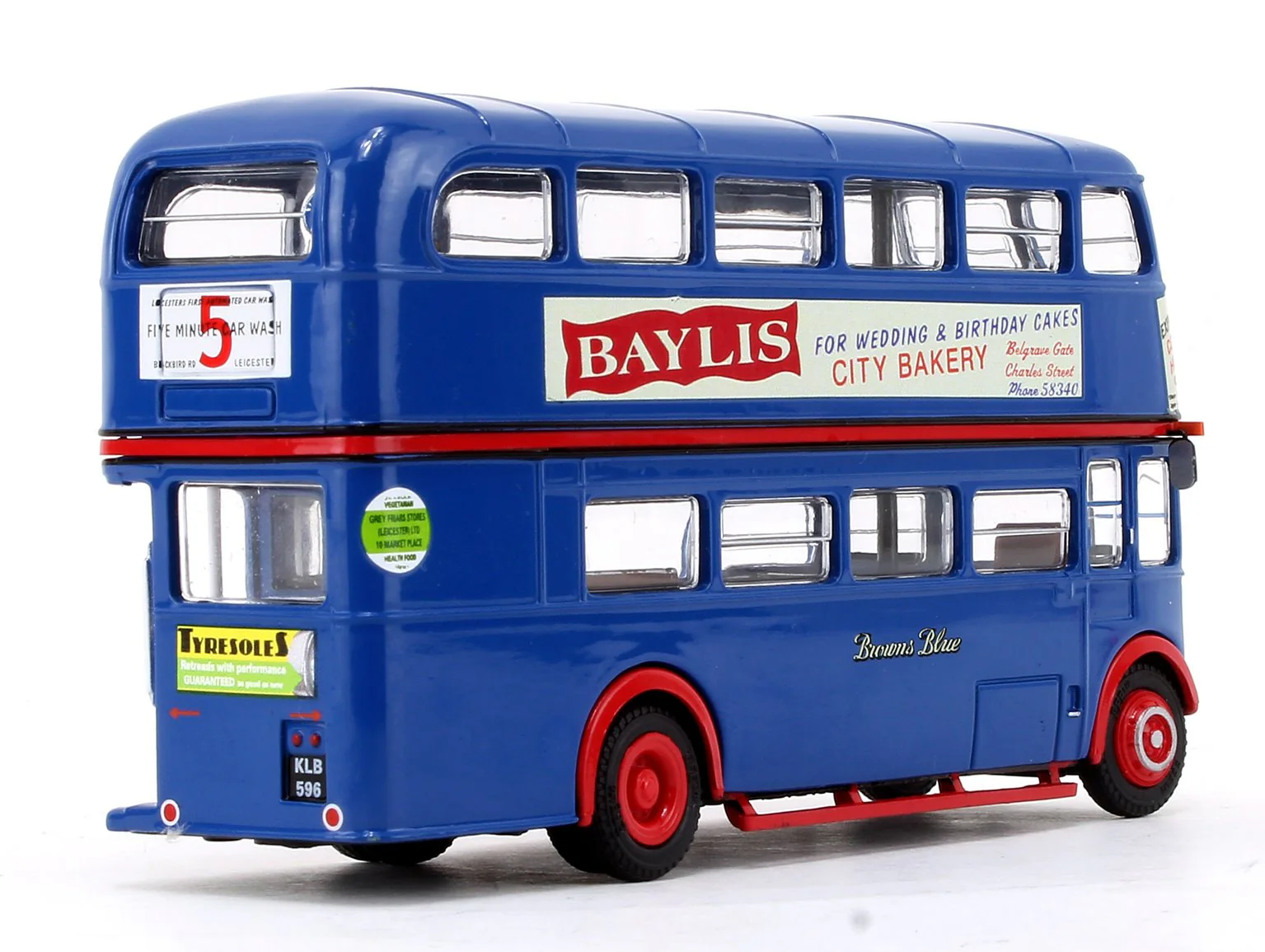 E34116 AEC RT Bus Browns Blue Coalville via Barwell (KLB 596) - Image 3