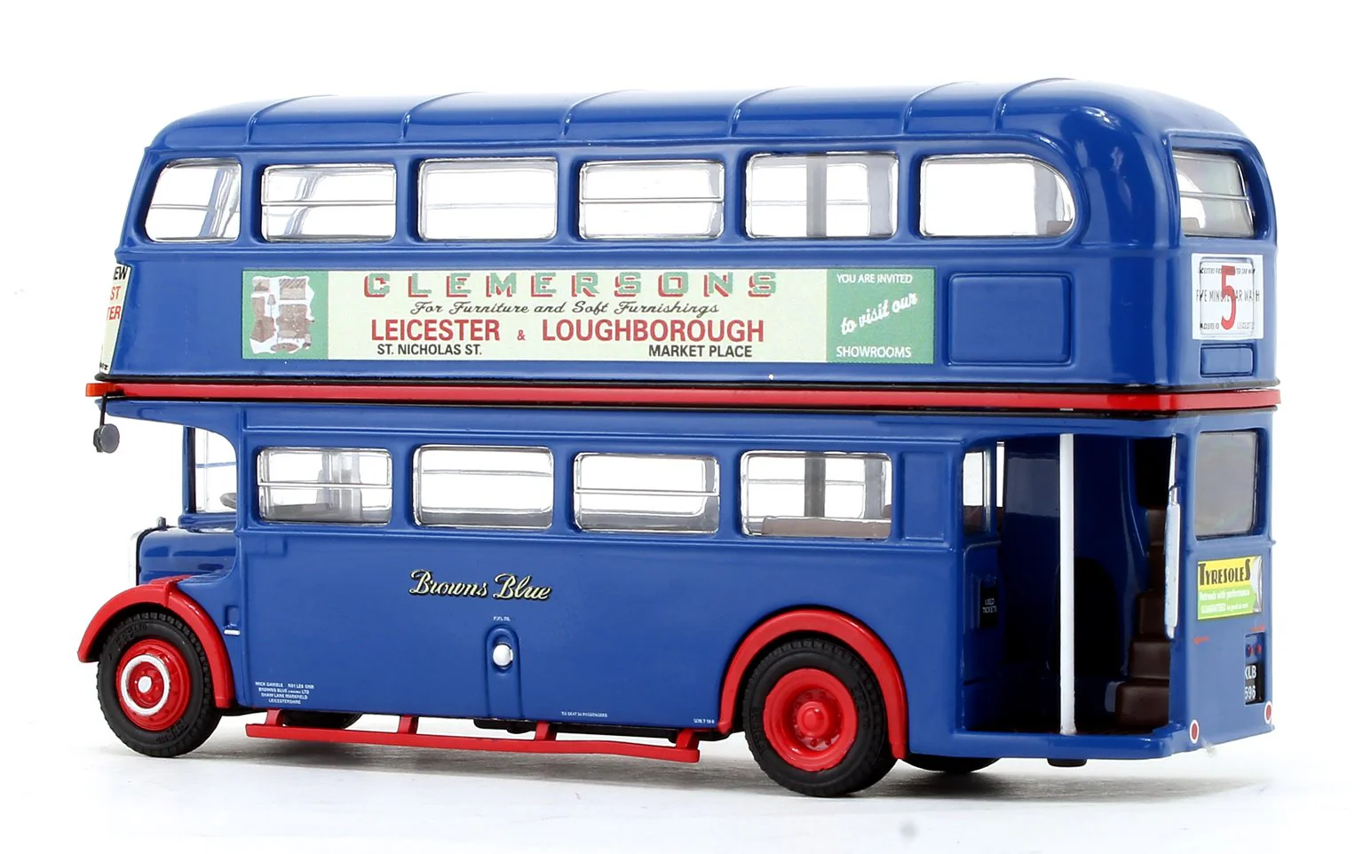 E34116 AEC RT Bus Browns Blue Coalville via Barwell (KLB 596) - Image 4