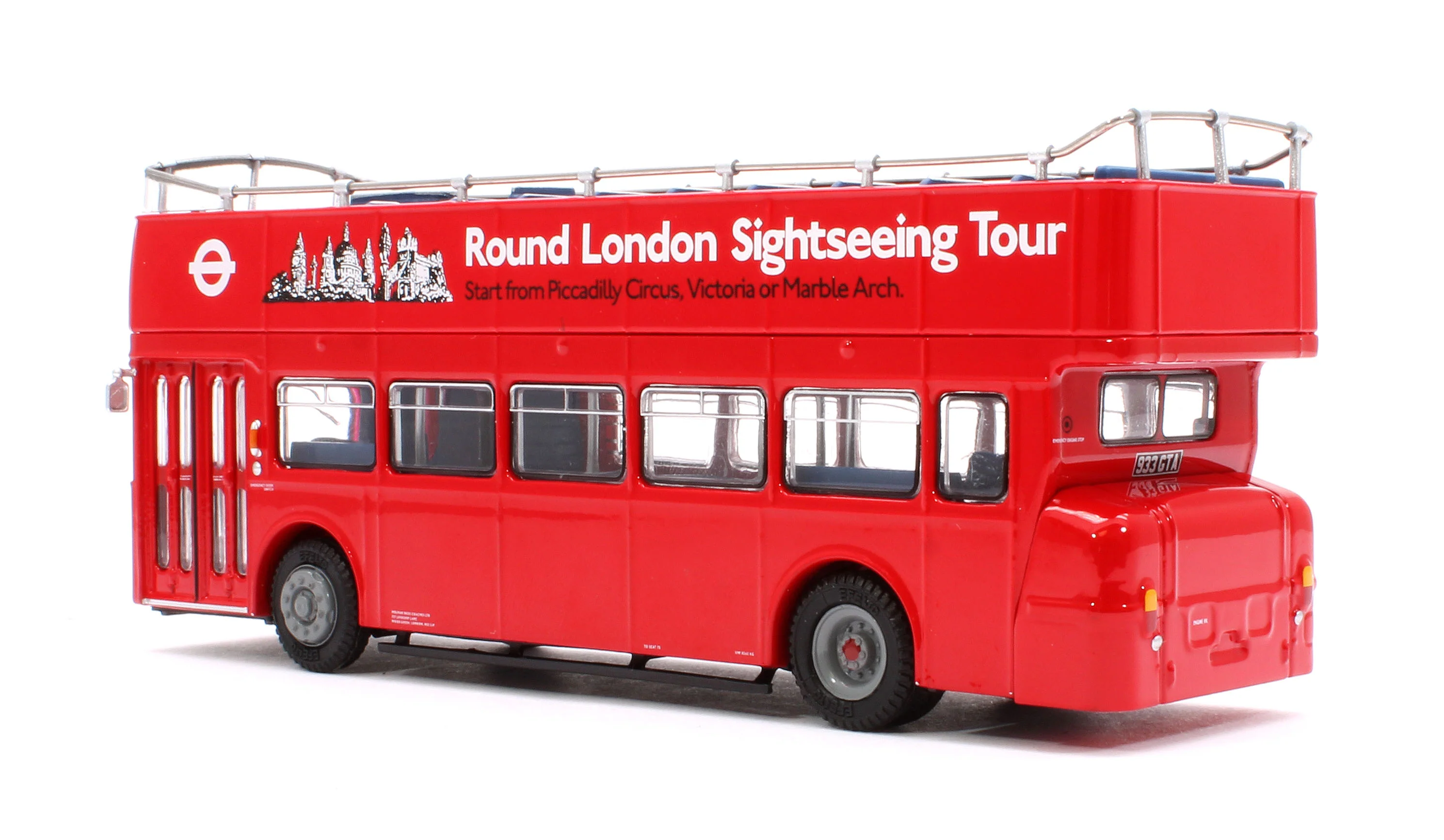 E40801 Leyland Atlantean Open Top Round London Sightseeing 933GTA - Image 3