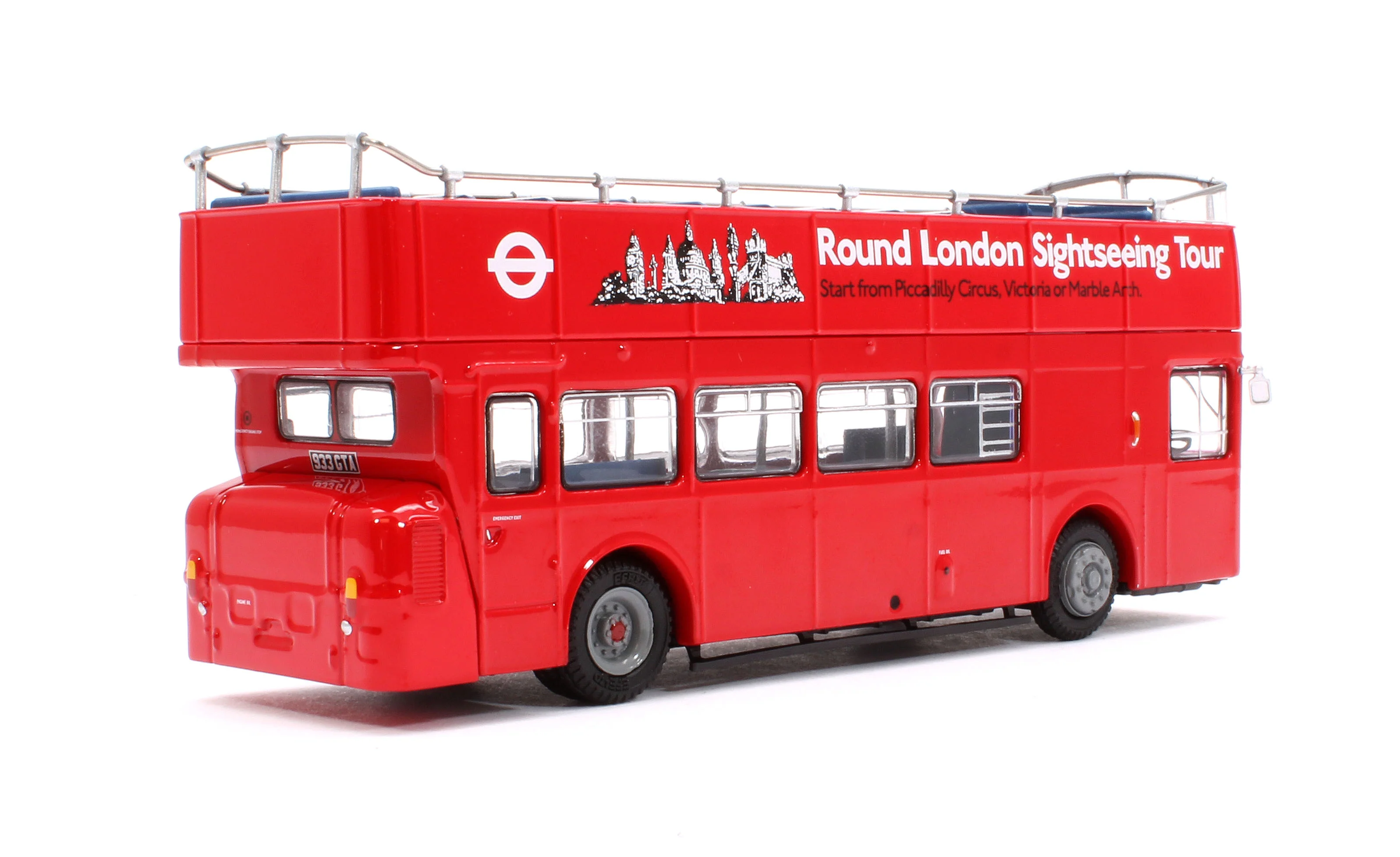 E40801 Leyland Atlantean Open Top Round London Sightseeing 933GTA - Image 4