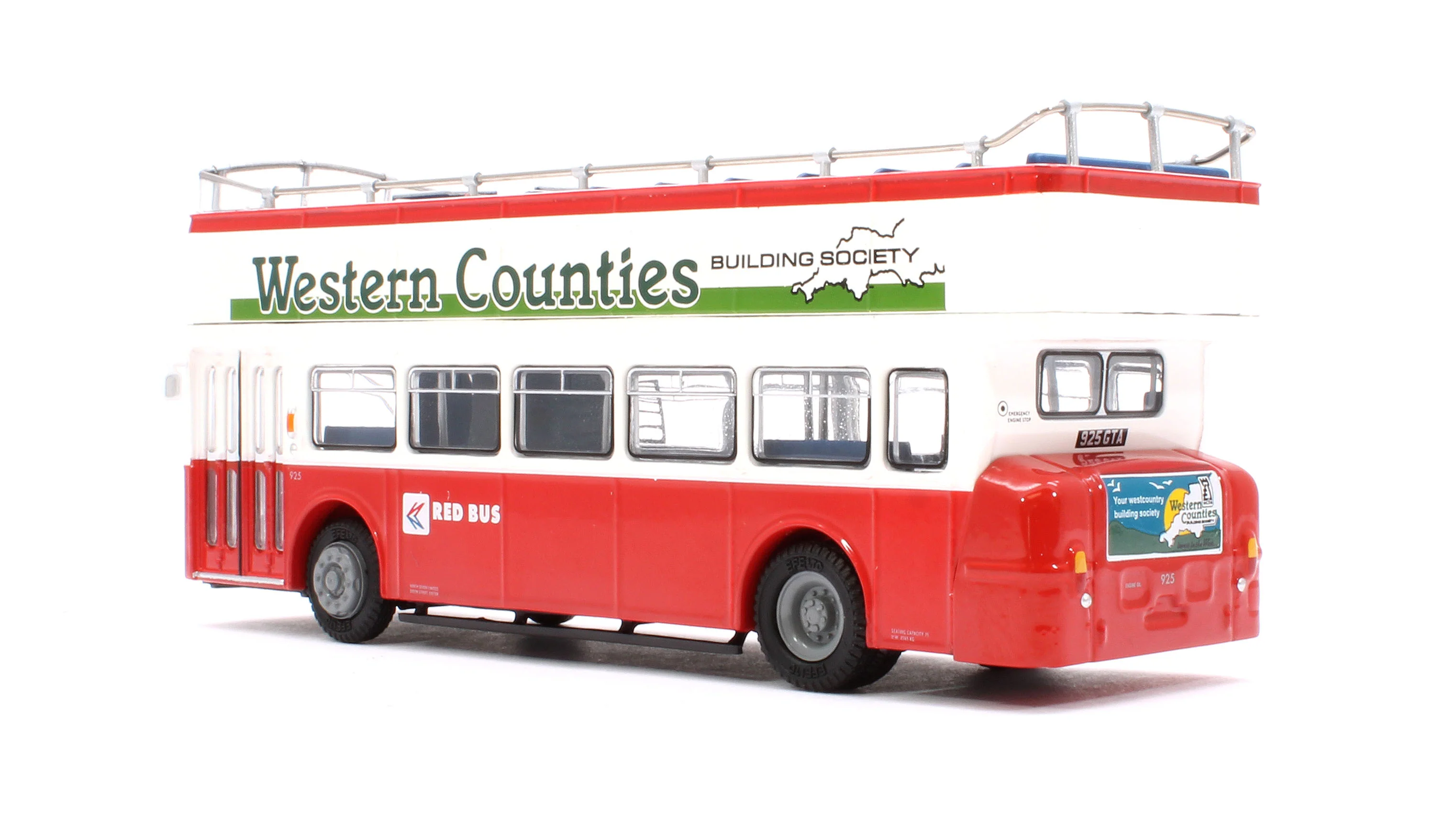 E40803 Leyland Atlantean Open Top Red Bus NBC 925 925GTA - Image 3