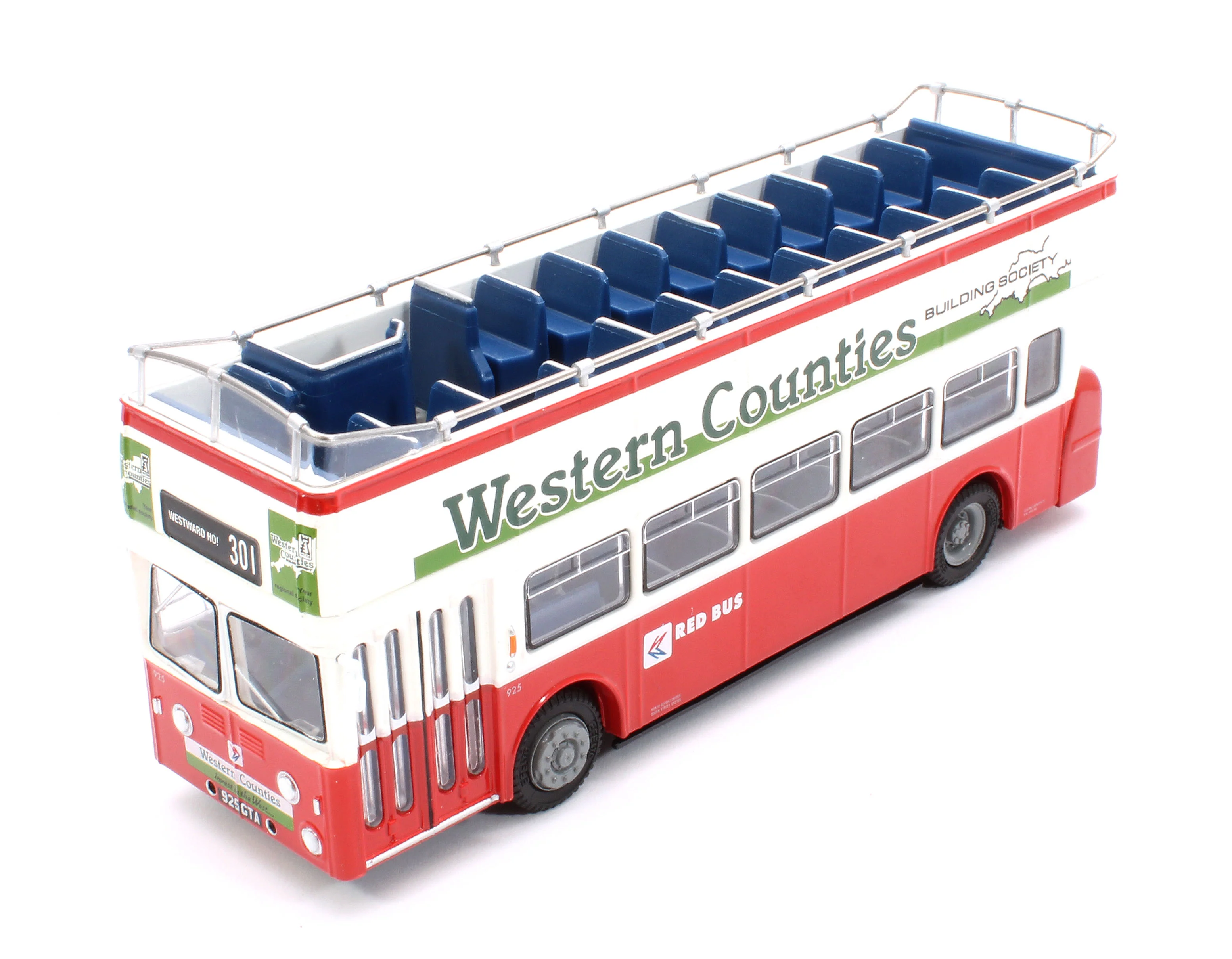 E40803 Leyland Atlantean Open Top Red Bus NBC 925 925GTA - Image 8