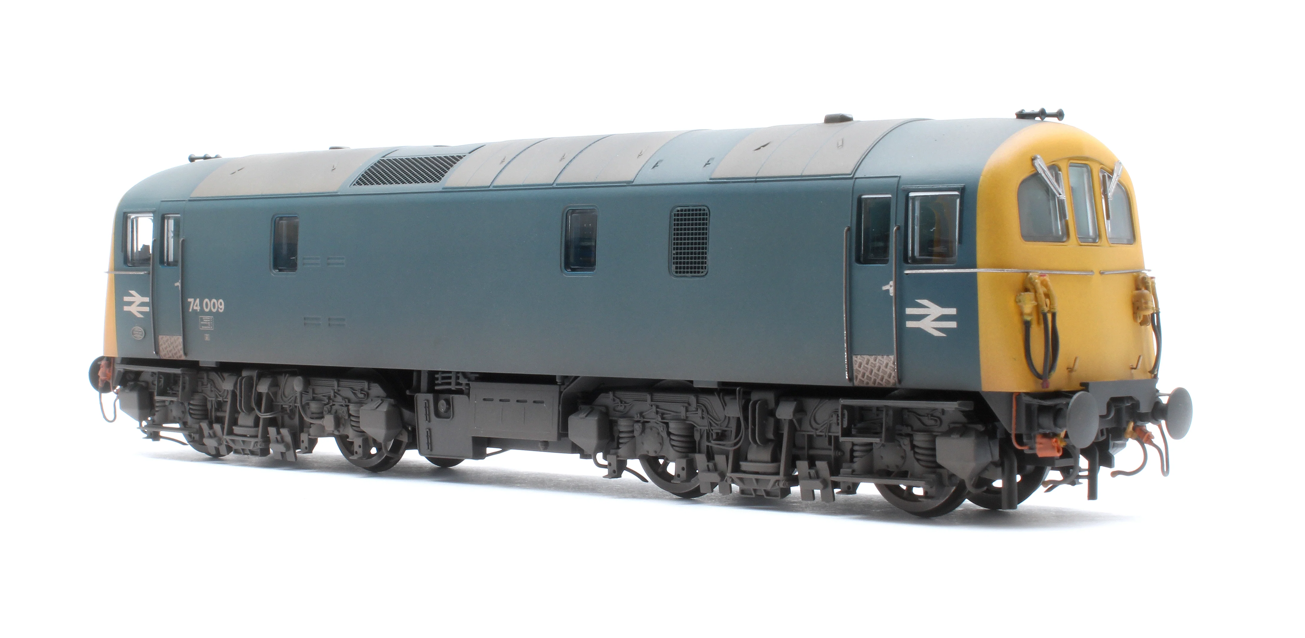 E82010 Class 74 Electro-Diesel 74009 BR Blue Electric Locomotive - Weathered - Image 2