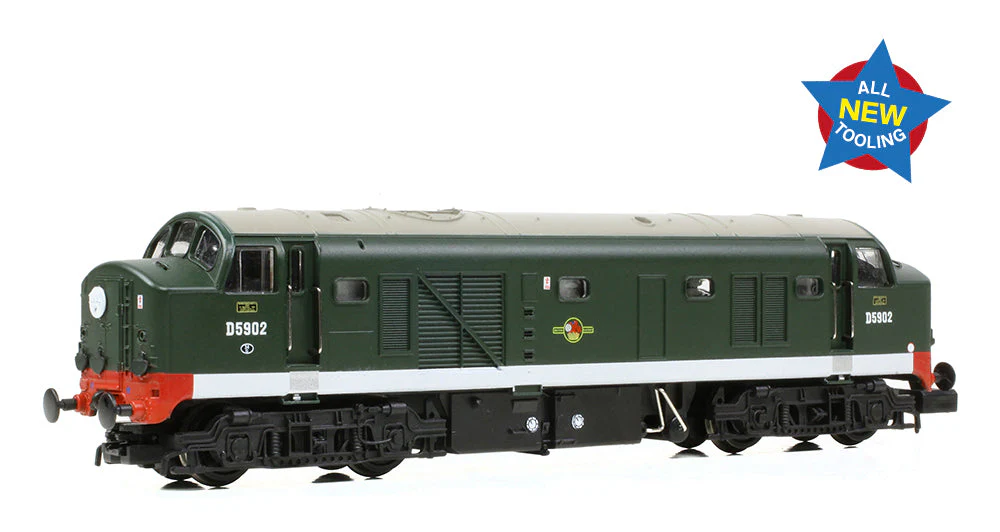 E84512 Class 23 'Baby Deltic' Disc Headcode D5902 BR Green (Late Crest) Diesel Locomotive
