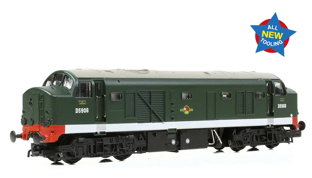 E84513 Class 23 'Baby Deltic' Disc Headcode D5906 BR Green (Late Crest) Diesel Locomotive