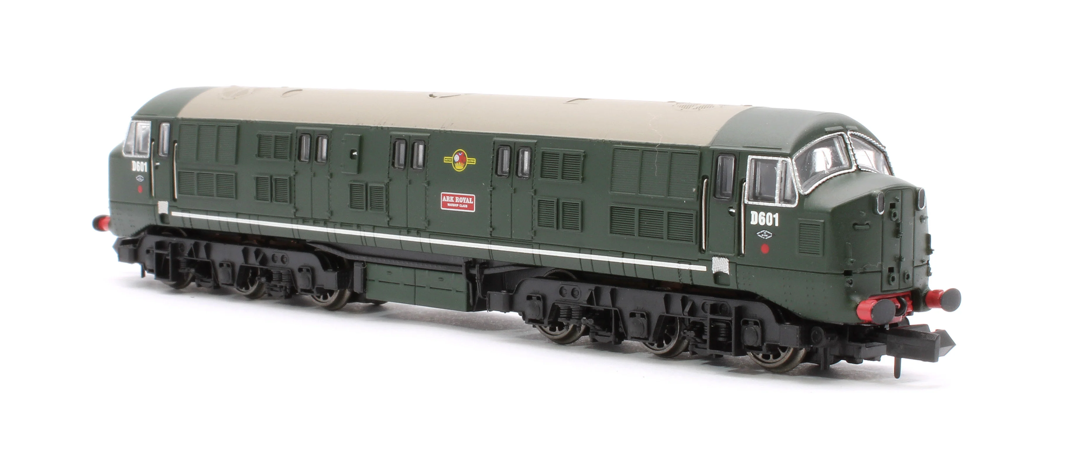 E84523 Class 41 'Warship' Disc Headcode D601 'Ark Royal' BR Green (Late Crest) Diesel Locomotive - Image 3
