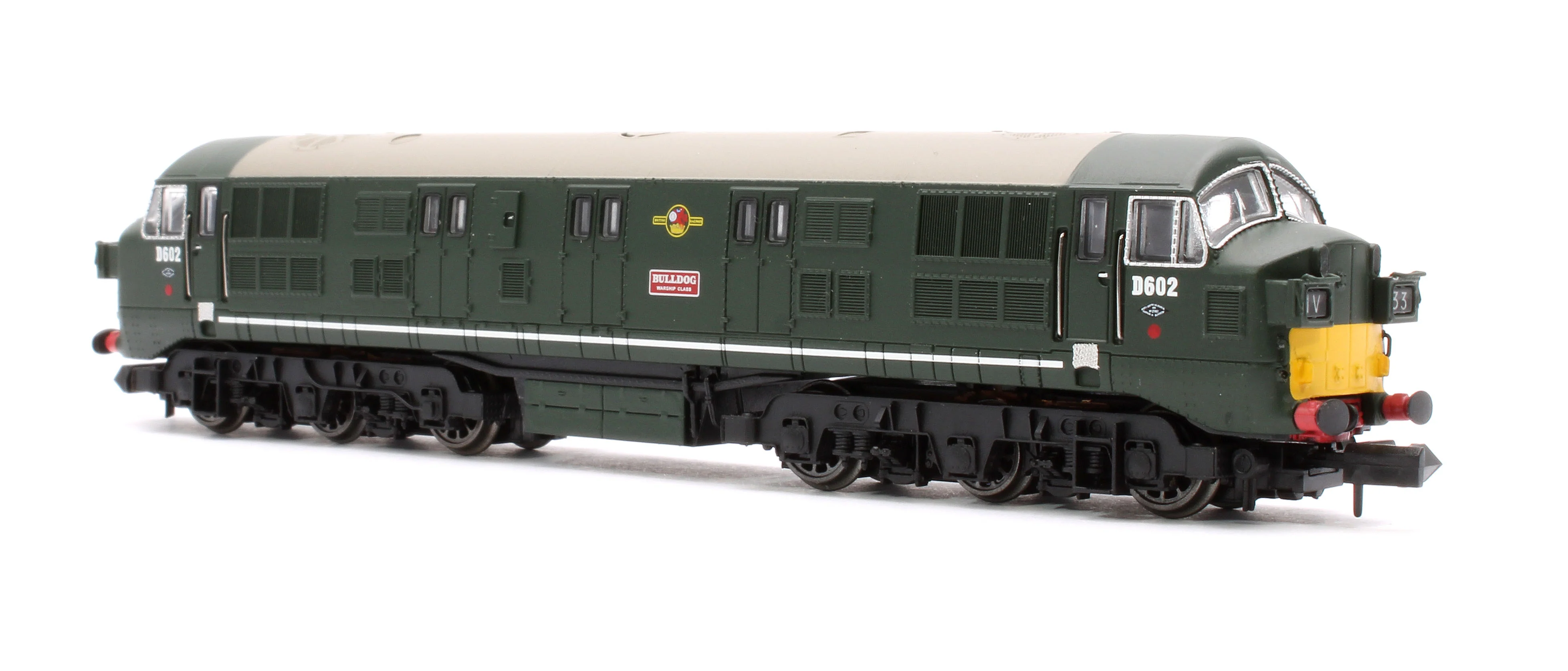 E84525 Class 41 'Warship' Headcode Box D602 'Bulldog' BR Green (Small Yellow Panels) Diesel Locomotive - Image 3