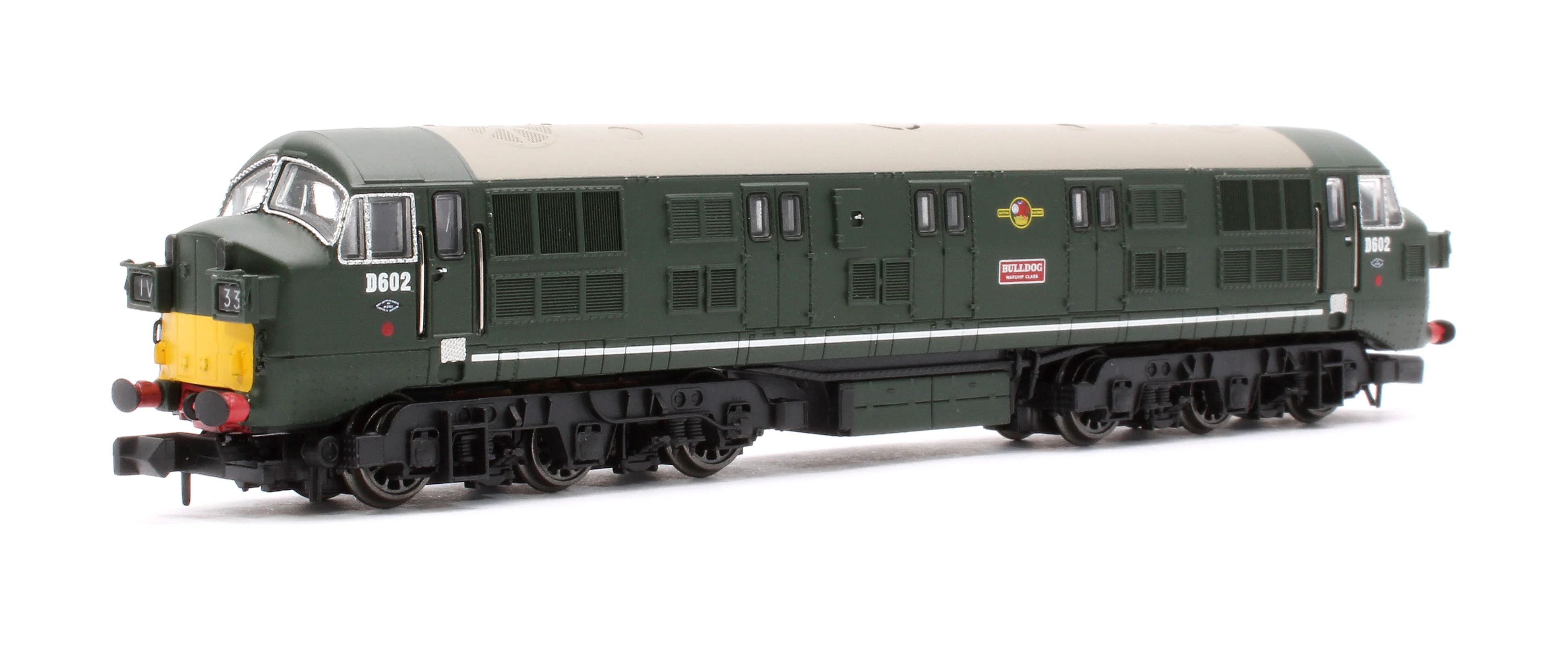 E84525 Class 41 'Warship' Headcode Box D602 'Bulldog' BR Green (Small Yellow Panels) Diesel Locomotive - Image 4