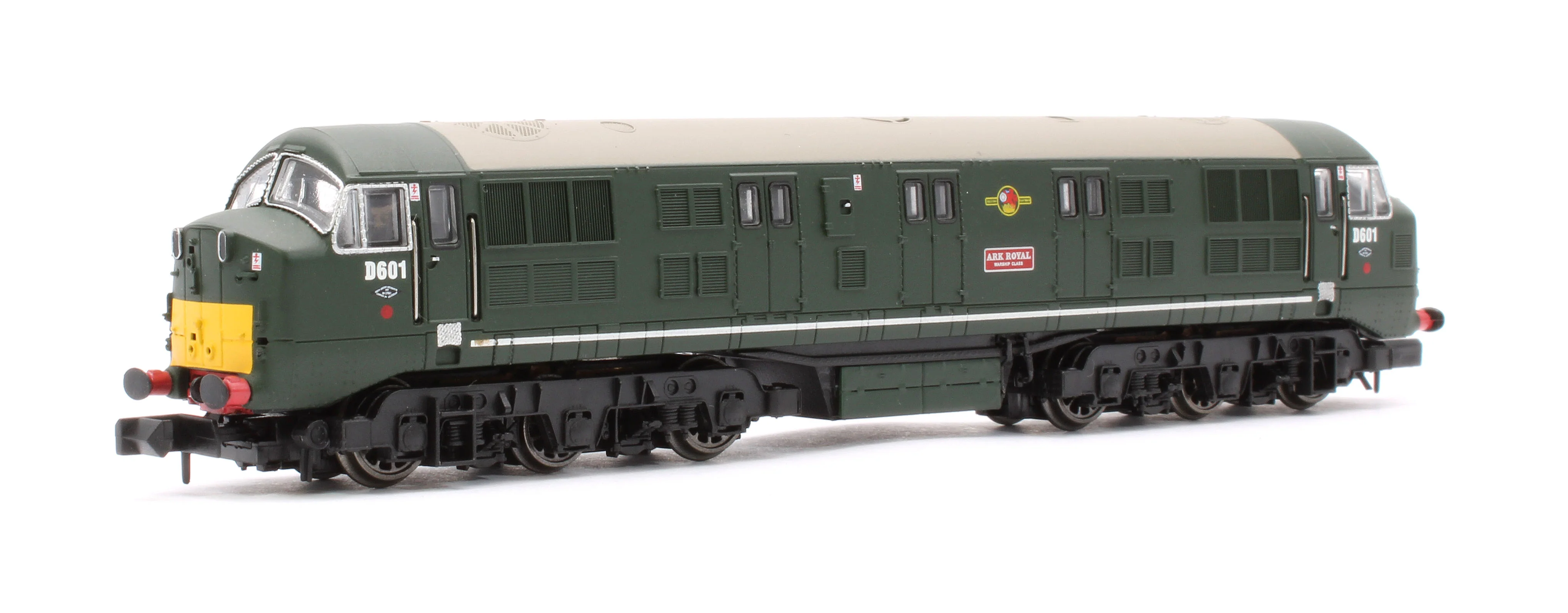 E84526 Class 41 'Warship' Disc Headcode D601 'Ark Royal' BR Green (Small Yellow Panels) Diesel Locomotive - Image 4