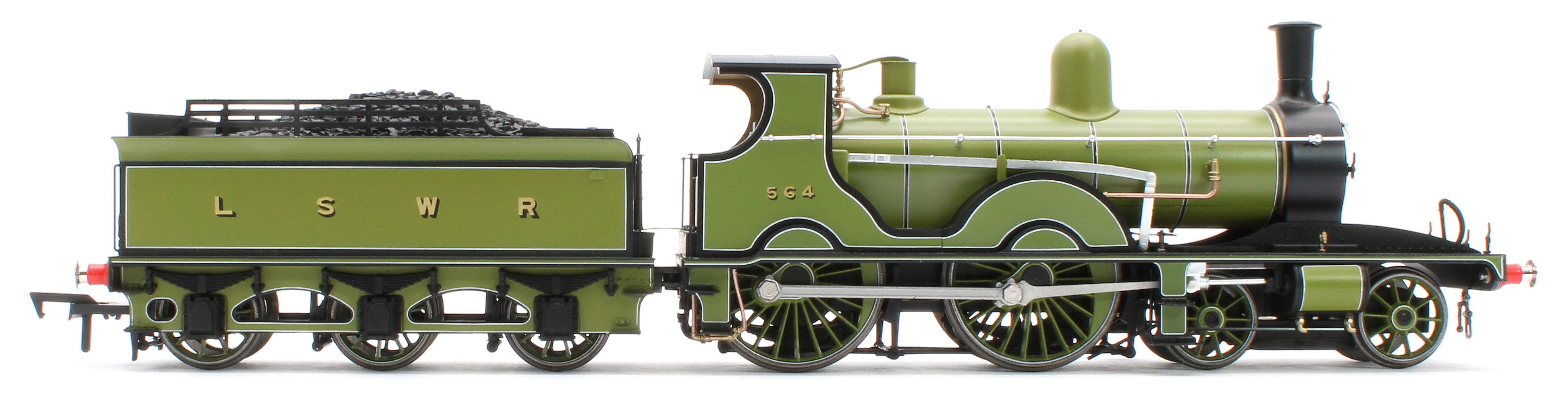 E85023 LSWR Adams T3 564 LSWR Urie Green Steam Locomotive - Image 5