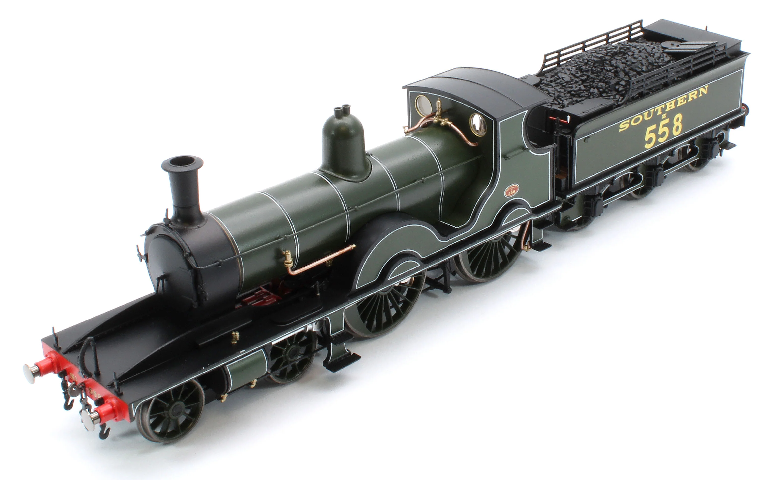 E85025 LSWR Adams T3 558 SR Lined Maunsell Green Steam Locomotive - Image 12