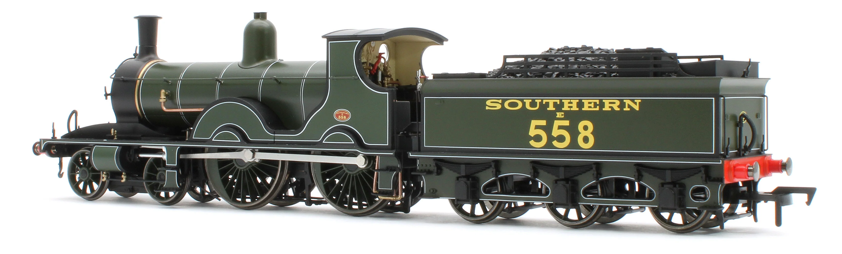 E85025 LSWR Adams T3 558 SR Lined Maunsell Green Steam Locomotive - Image 3