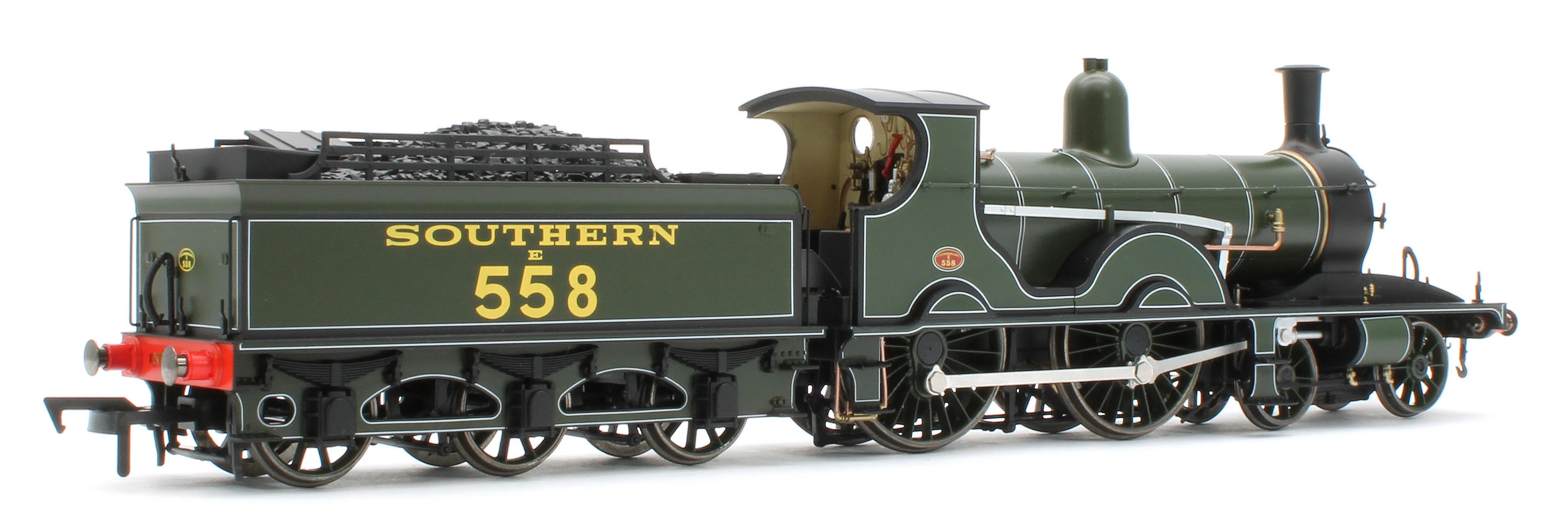 E85025 LSWR Adams T3 558 SR Lined Maunsell Green Steam Locomotive - Image 4