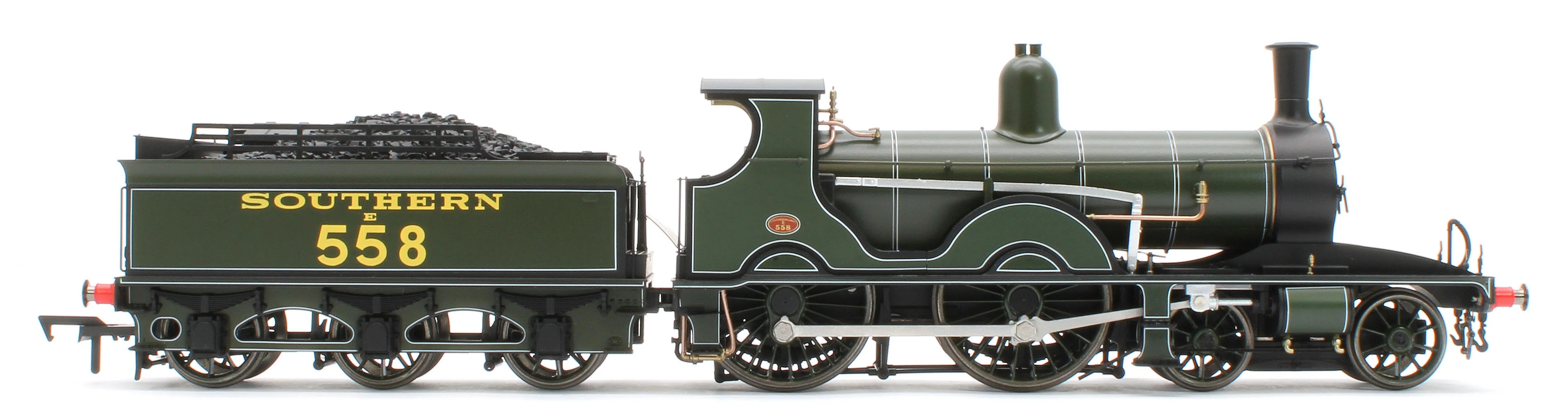 E85025 LSWR Adams T3 558 SR Lined Maunsell Green Steam Locomotive - Image 5