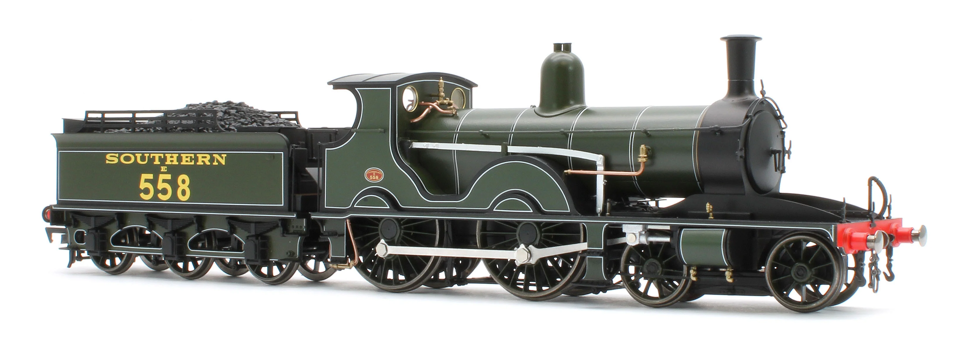 E85025 LSWR Adams T3 558 SR Lined Maunsell Green Steam Locomotive - Image 6