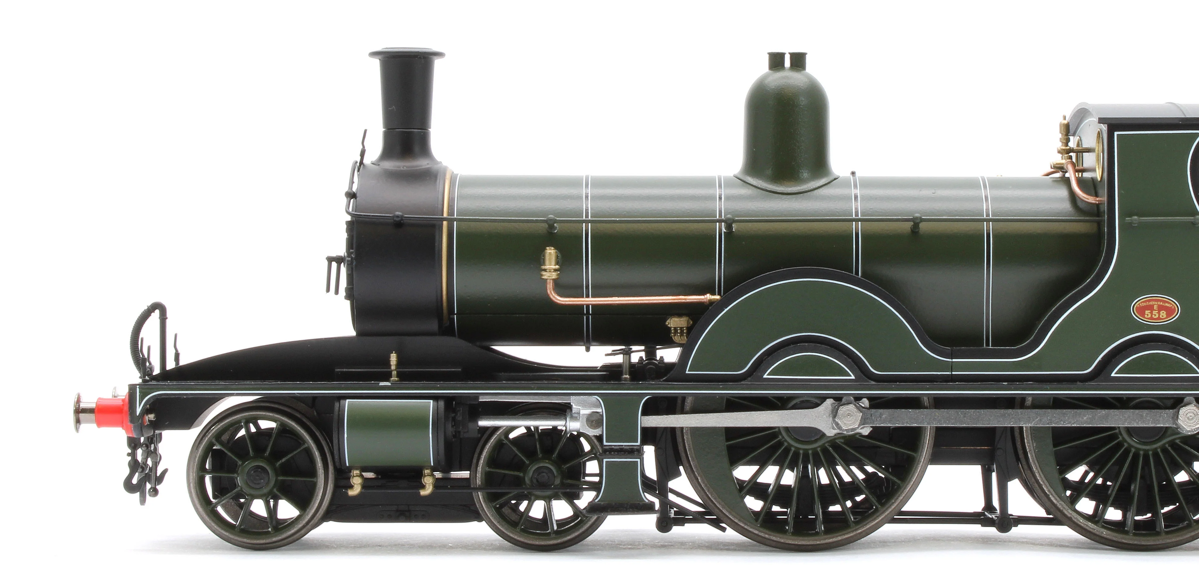 E85025 LSWR Adams T3 558 SR Lined Maunsell Green Steam Locomotive - Image 9