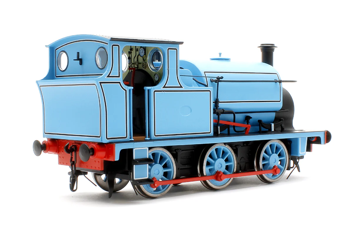 E85708 Hudswell Clarke 0-6-0 Tank Lined Blue Steam Locomotive - Image 3