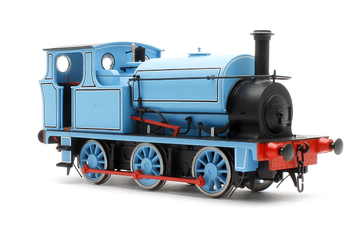 E85708 Hudswell Clarke 0-6-0 Tank Lined Blue Steam Locomotive - Image 4