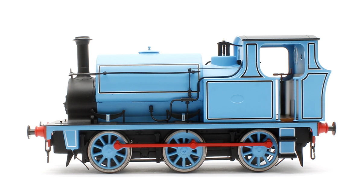 E85708 Hudswell Clarke 0-6-0 Tank Lined Blue Steam Locomotive - Image 5