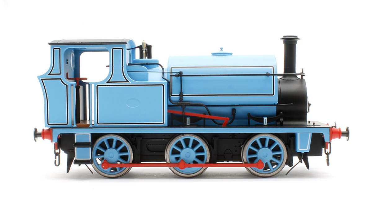 E85708 Hudswell Clarke 0-6-0 Tank Lined Blue Steam Locomotive - Image 6