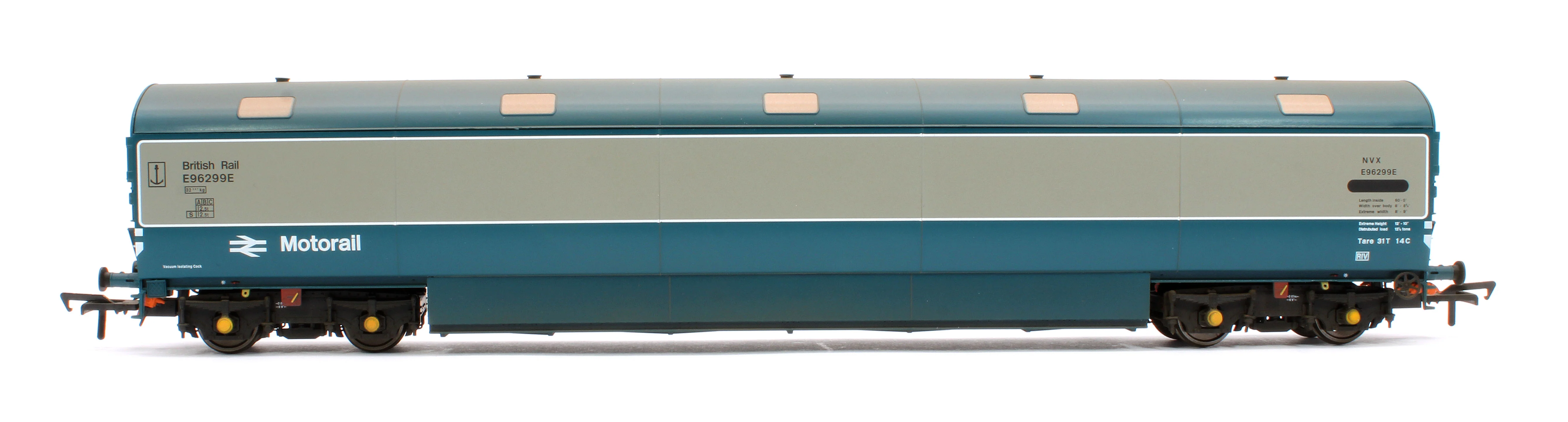 E86010 Newton Chambers Car Carrier BR Blue & Grey E96299E - Weathered - Image 2
