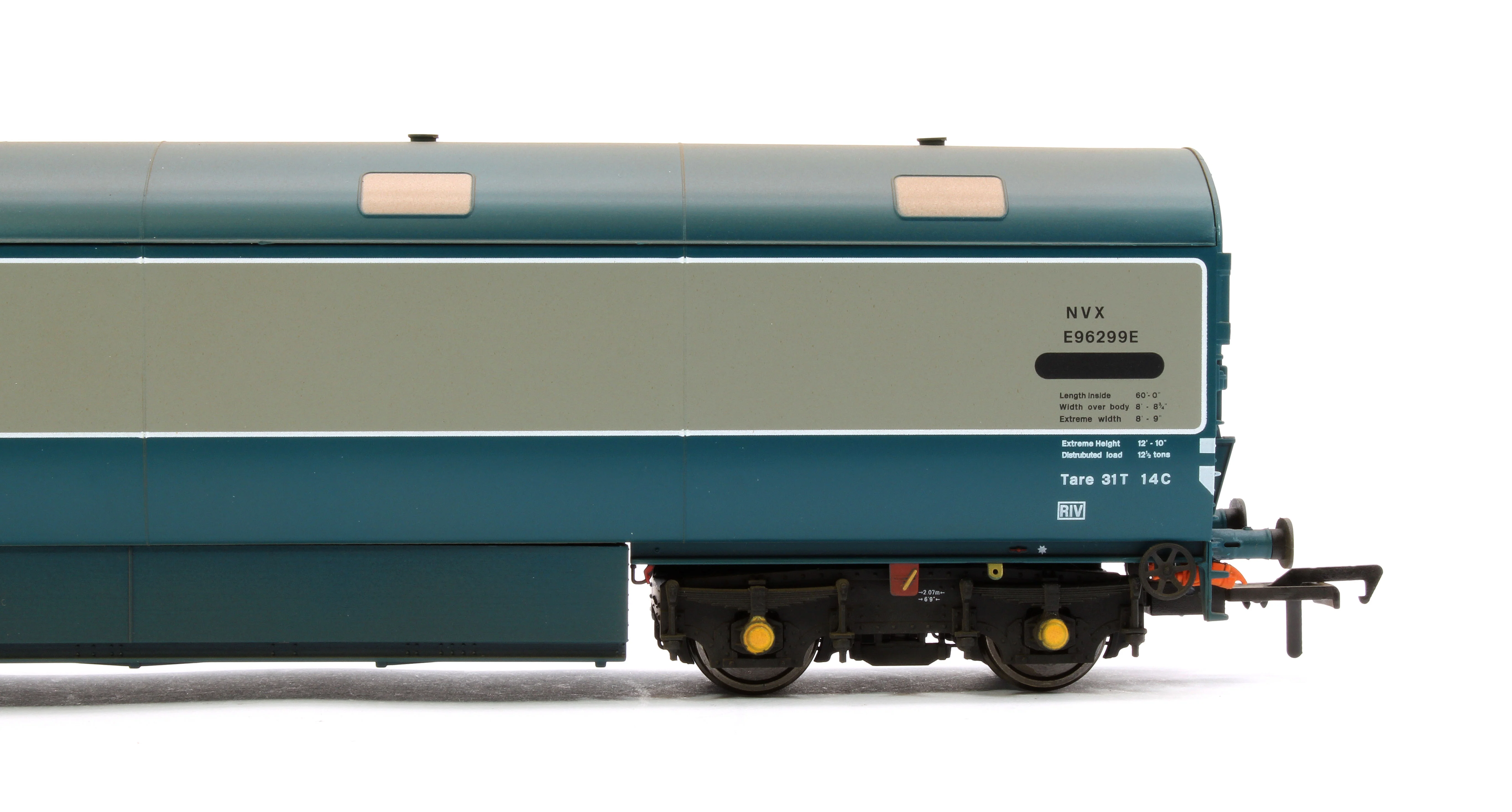 E86010 Newton Chambers Car Carrier BR Blue & Grey E96299E - Weathered - Image 4