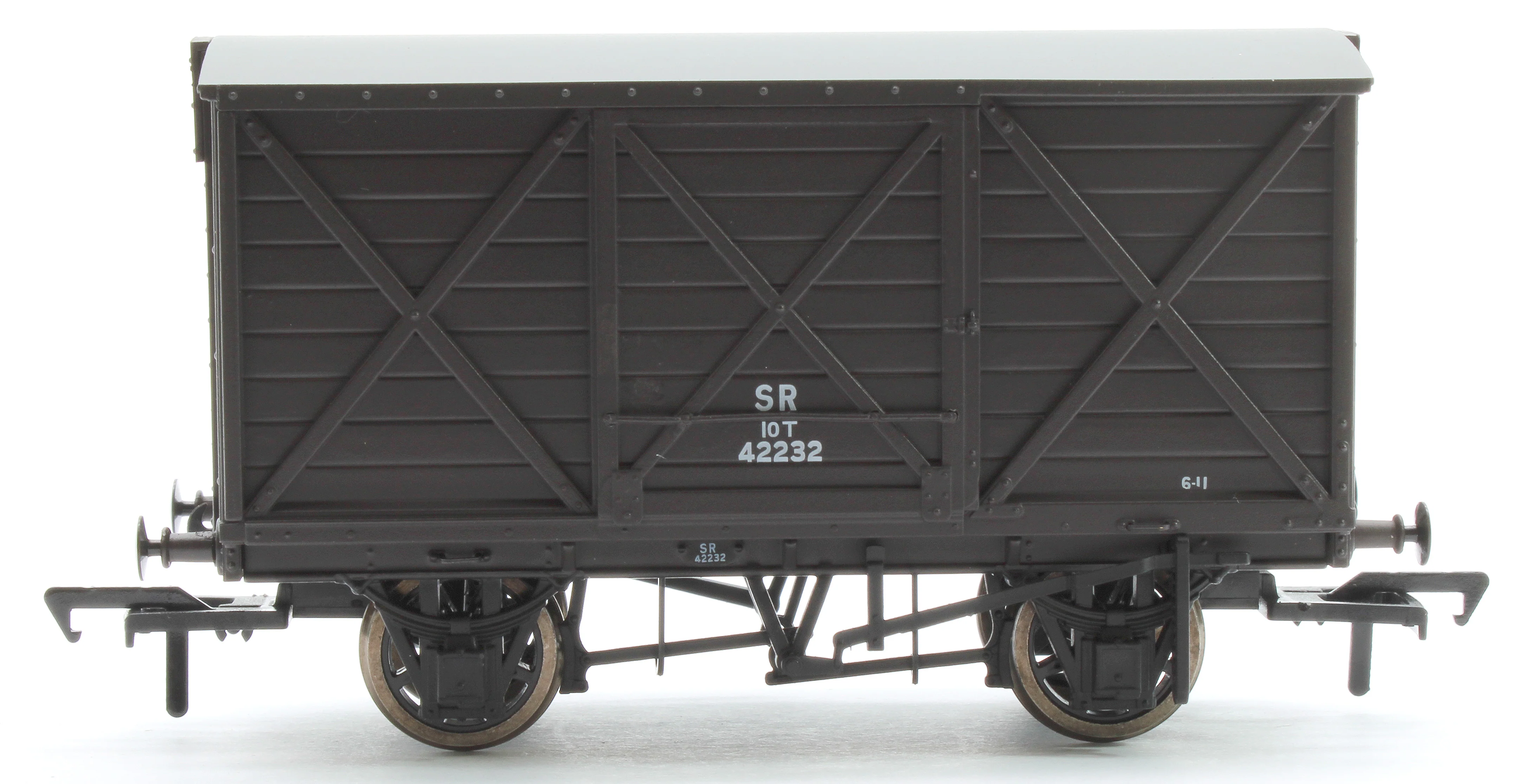 E87054 LSWR 10T Ventilated Van SR Brown (Late) 42232 - Image 2