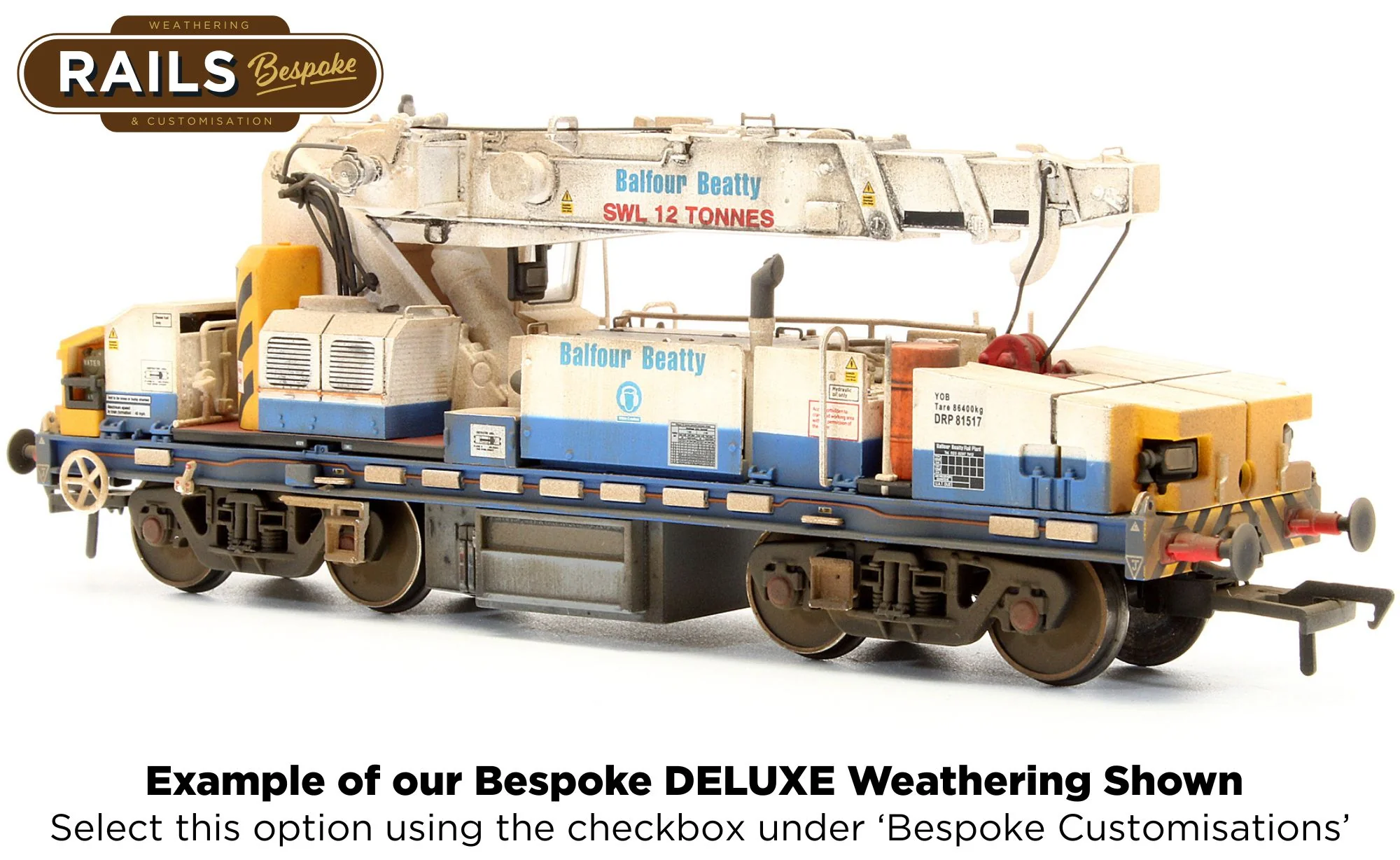 E87109 Plasser 12T YOB Diesel-Hydraulic Crane DRP81517 Balfour Beatty - Image 8