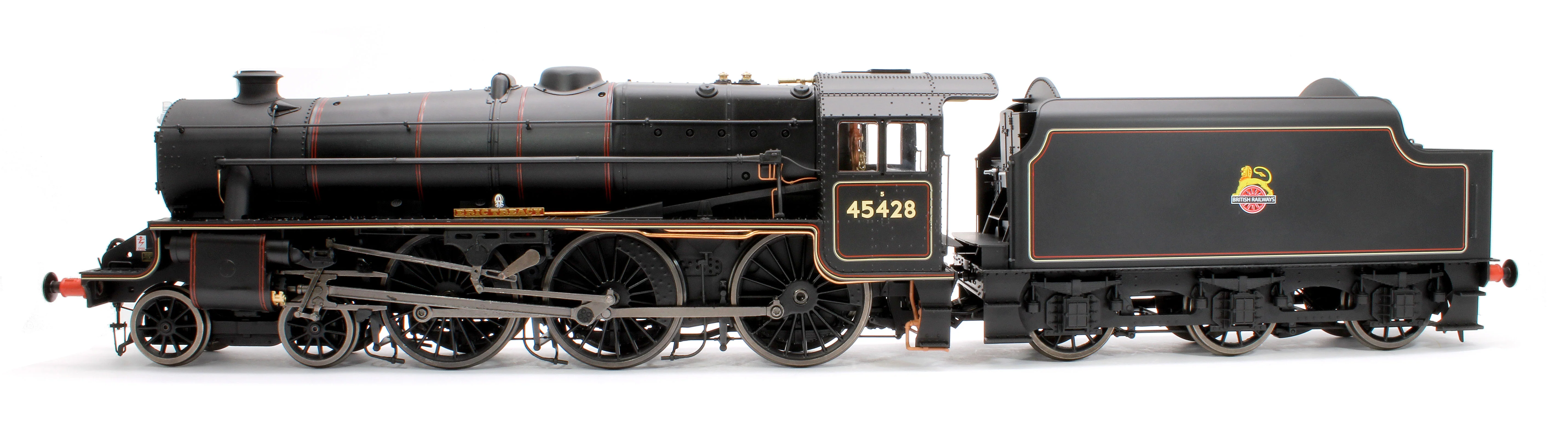 E1003Y Stanier Class 5 4-6-0 "Black 5" Early BR Lined '45428' 'Eric Treacy' Welded Tender Limited Edition Steam Locomotive - Image 2