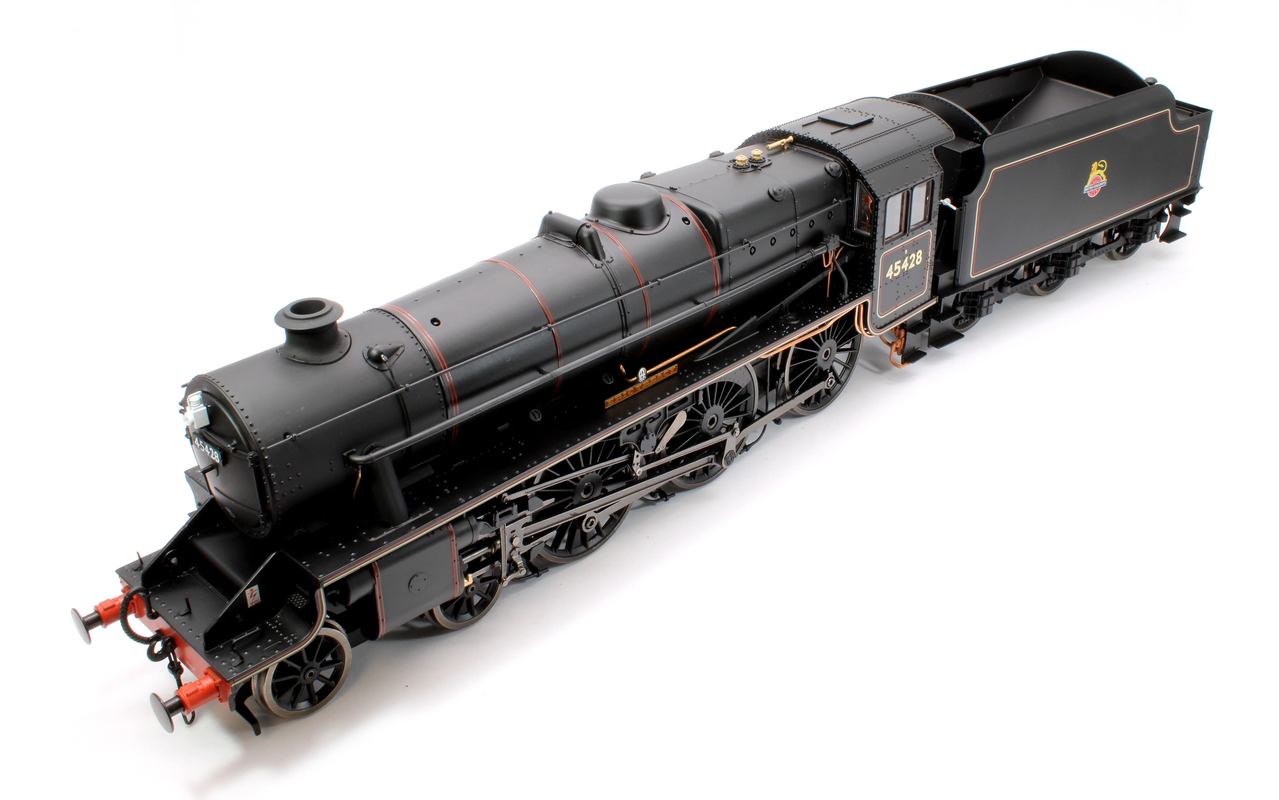 E1003Y Stanier Class 5 4-6-0 "Black 5" Early BR Lined '45428' 'Eric Treacy' Welded Tender Limited Edition Steam Locomotive - Image 8