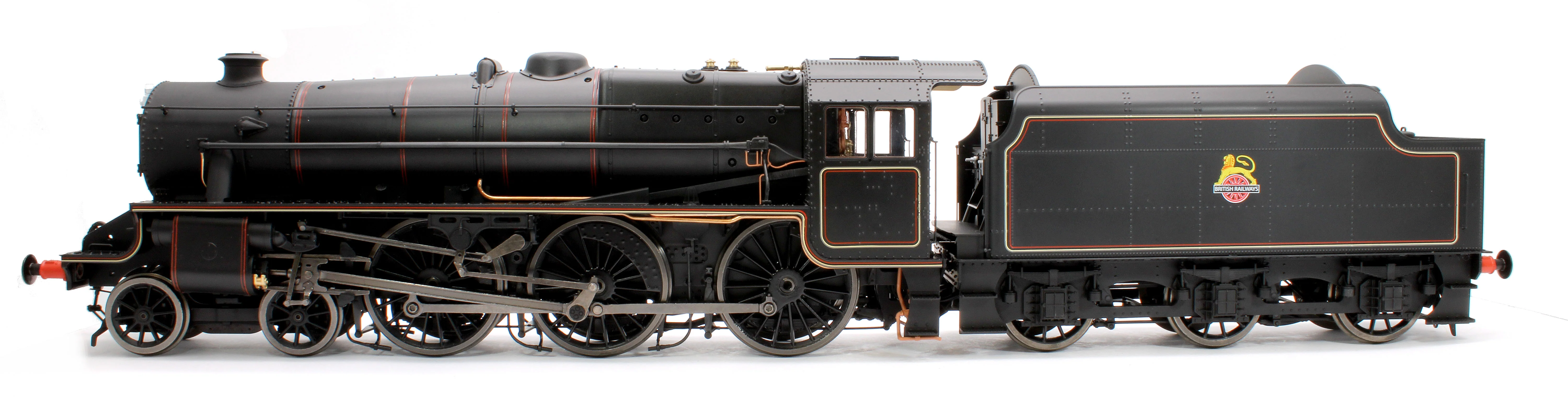 E1004US Stanier Class 5 4-6-0 "Black 5" Early BR Lined Unnumbered Riveted Tender Steam Locomotive - DCC Sound - Image 2