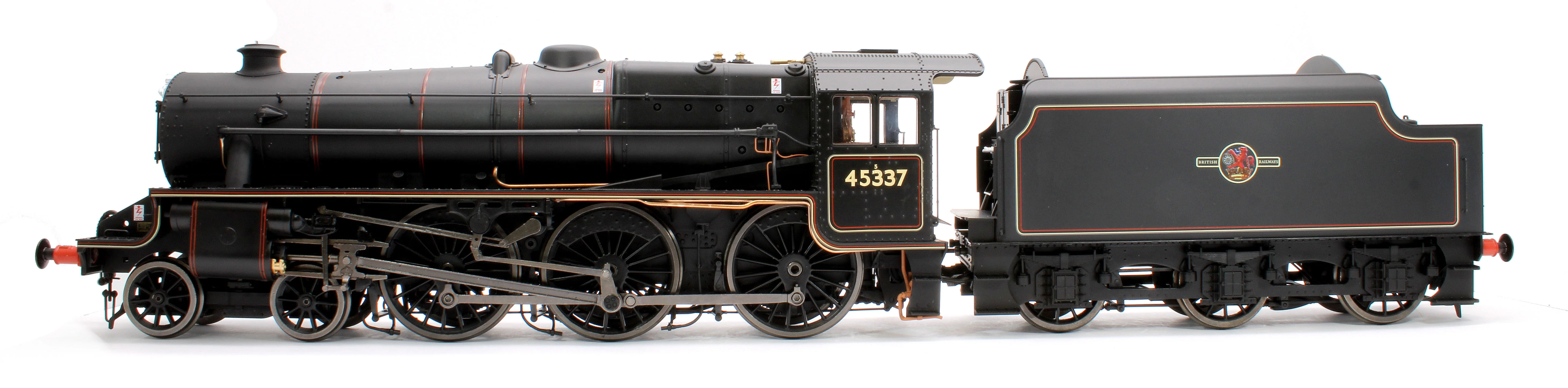 E1005AS Stanier Class 5 4-6-0 "Black 5" Late BR Lined '45337' Welded Tender Steam Locomotive - DCC Sound - Image 2