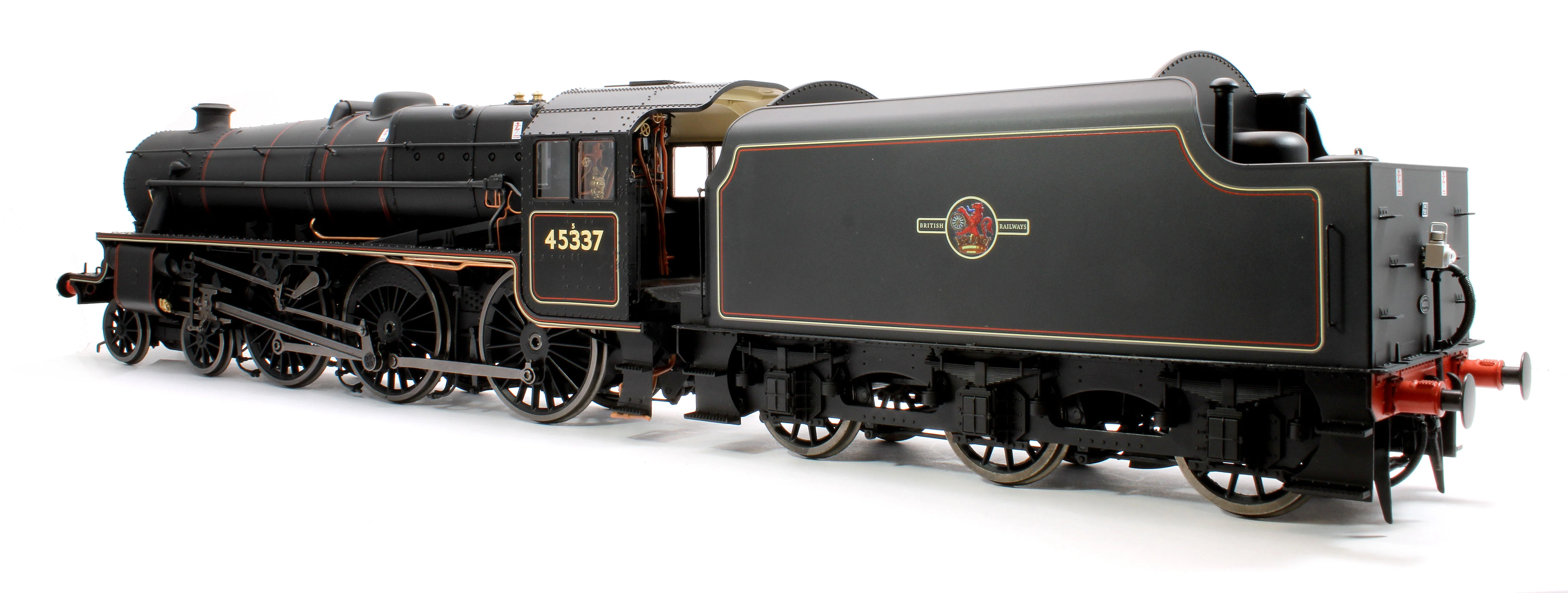 E1005AS Stanier Class 5 4-6-0 "Black 5" Late BR Lined '45337' Welded Tender Steam Locomotive - DCC Sound - Image 4
