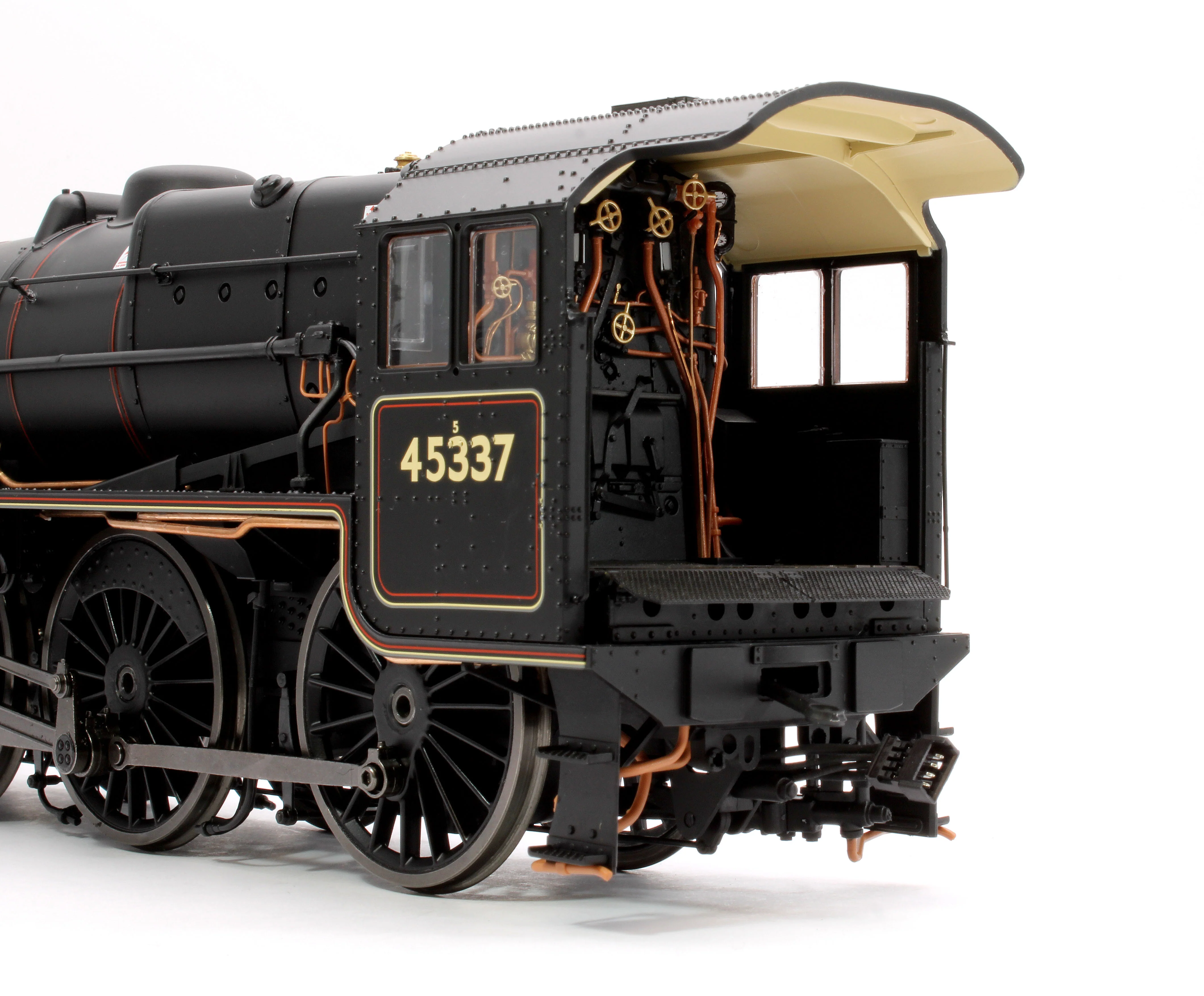 E1005AS Stanier Class 5 4-6-0 "Black 5" Late BR Lined '45337' Welded Tender Steam Locomotive - DCC Sound - Image 6