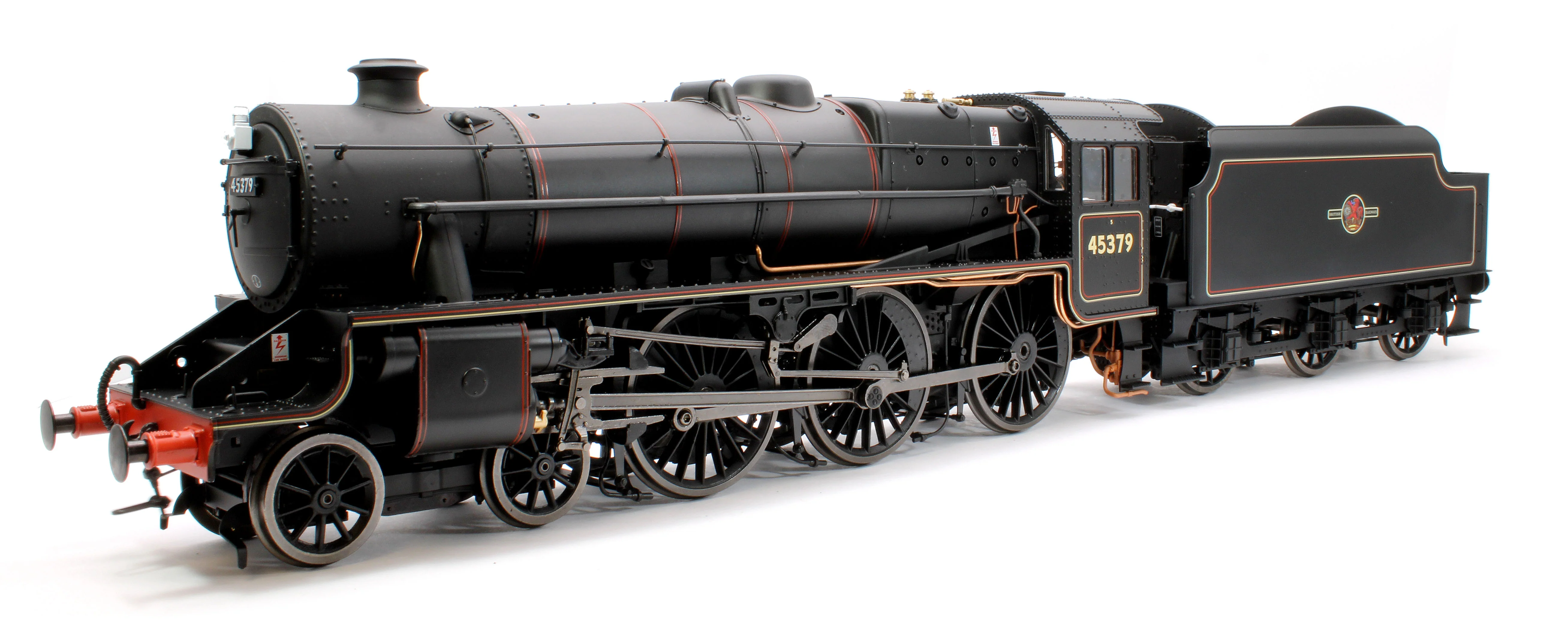 E1005S Stanier Class 5 4-6-0 "Black 5" Late BR Lined '45379' Welded Tender Steam Locomotive - DCC Sound